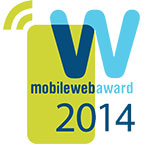 Web Marketing Association - MobileWebAwards Best Information Services Mobile Application logo